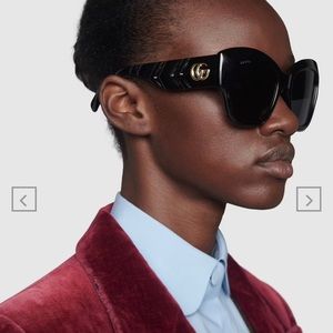 Gucci Cat Eye Sunglasses - Black